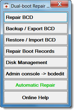 bootable registry repair vista