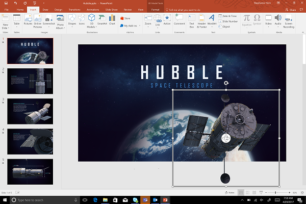 So Fugen Sie Animierte 3d Modelle In Ihre Powerpoint Prasentation Ein Windows Nachrichten