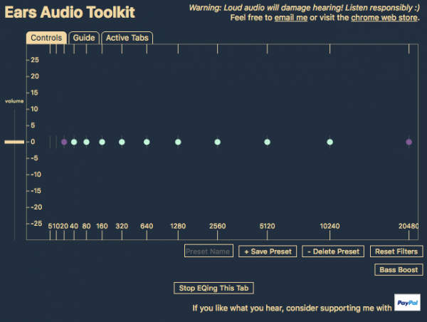 Bass boost для браузера. Ears Audio Toolkit пресеты. Эквалайзер для браузера. Ears: Bass Boost, EQ any Audio!. Ears Audio Toolkit пресеты Bass.