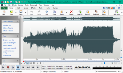NCH WavePad Audio Editor 17.80 instal the new version for windows