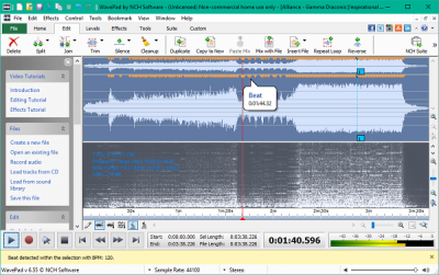 NCH WavePad Audio Editor 17.48 download the new version for ipod